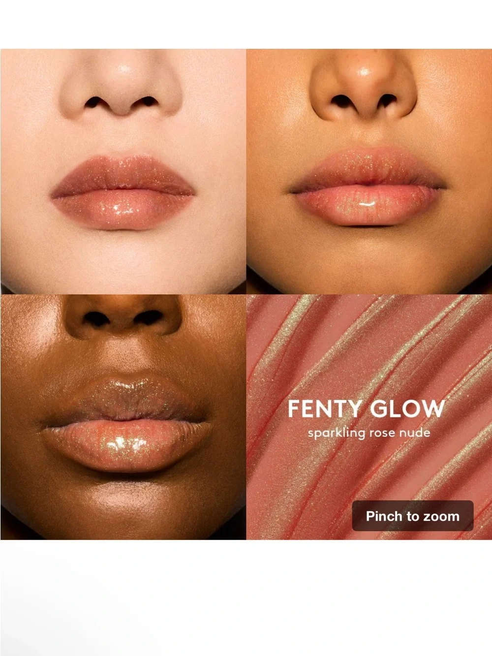 Fenty Beauty Gloss Bomb Lip Oil — Sparkling Rose Nude